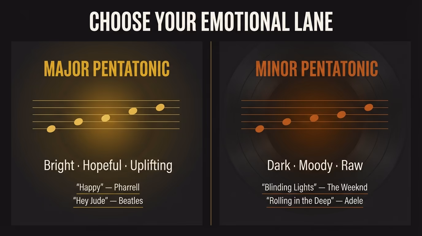 Choose your emotional lane diagram